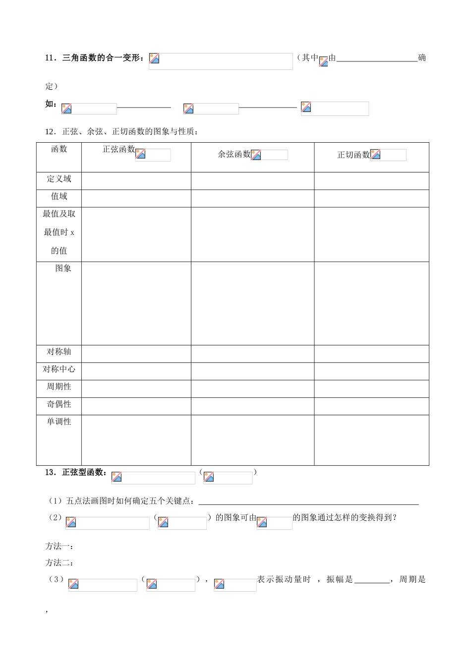 三角函数知识整理_第3页