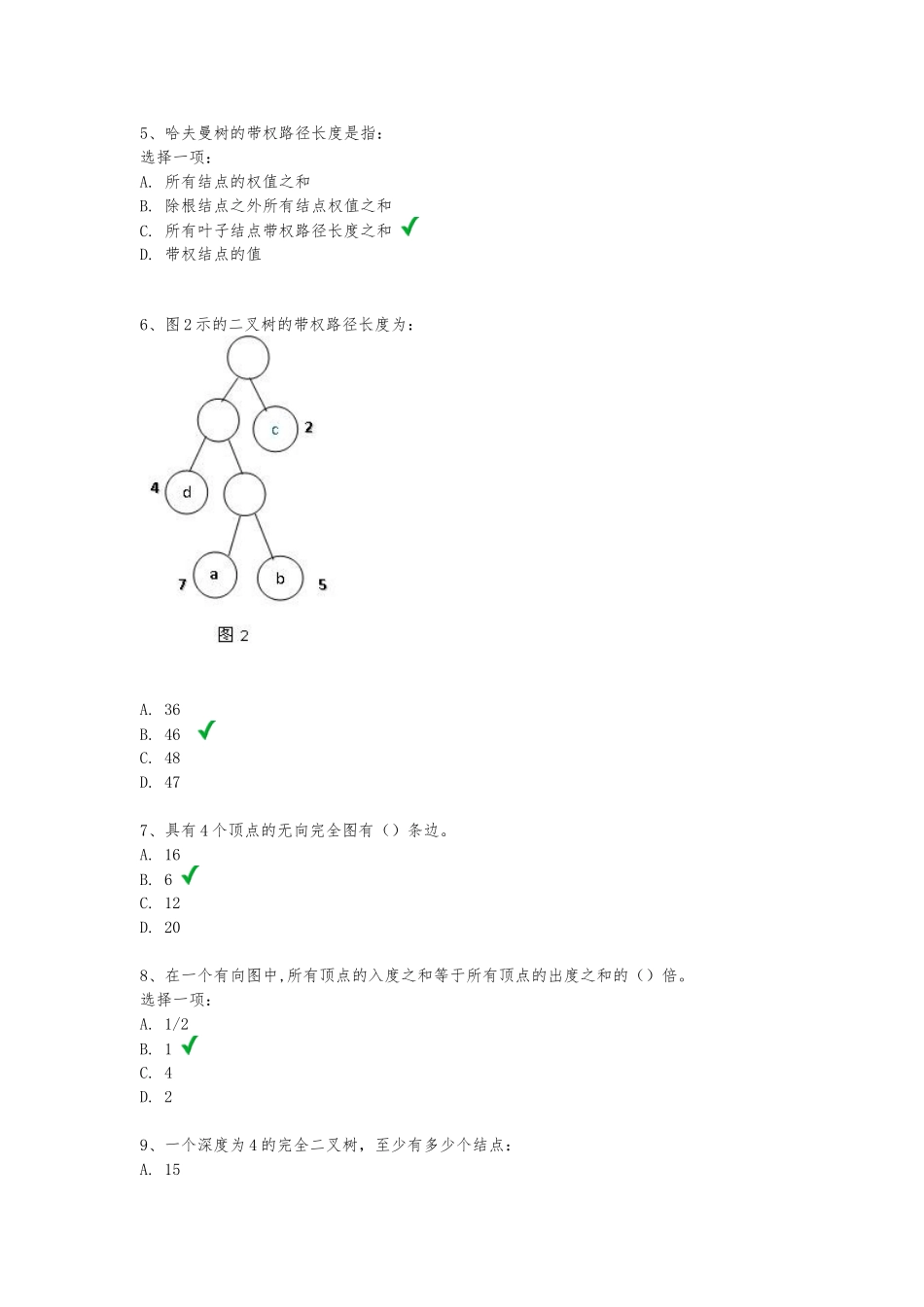 上交大---网络教育学院---数据结构--第三次作业_第2页
