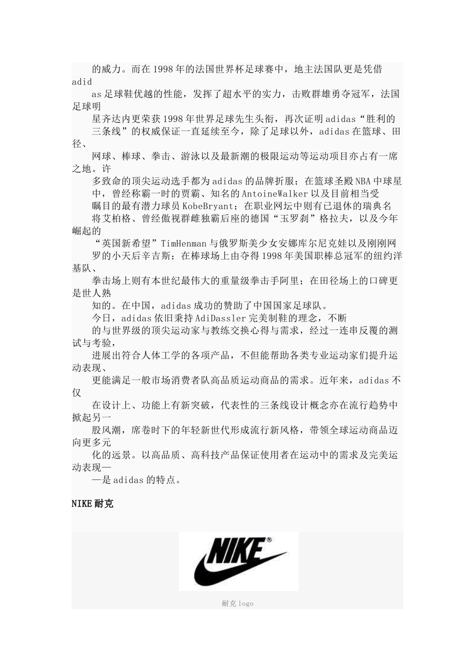 世界四大体育品牌_第2页