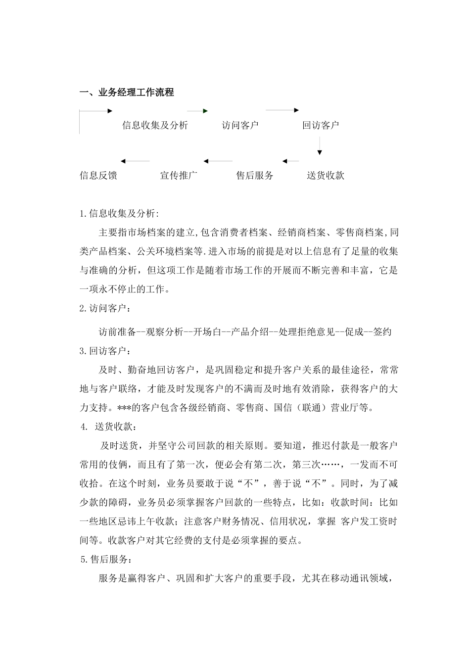 业务经理的工作职责与销售流程_第2页