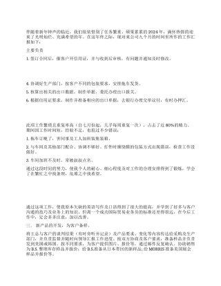 个人业务工作总结(一)