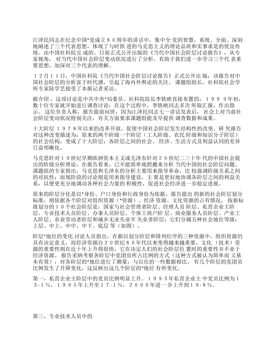 中国当代社会阶层_第1页