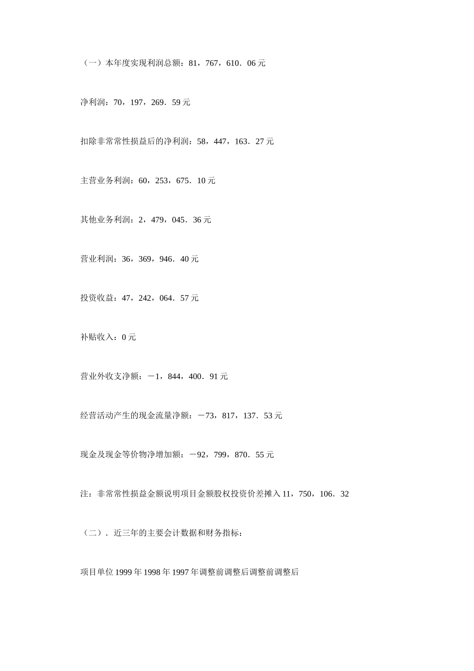 中国有色金属建设公司年度财务报告概述_第3页