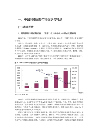中国网络服务市场现状与特点