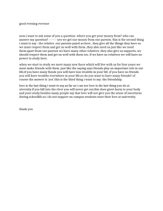 中学生演讲稿范文《Collegelife》