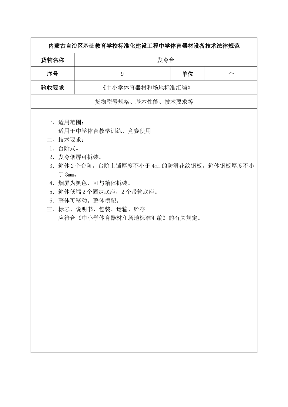 中小学体育技术参数规范_第2页