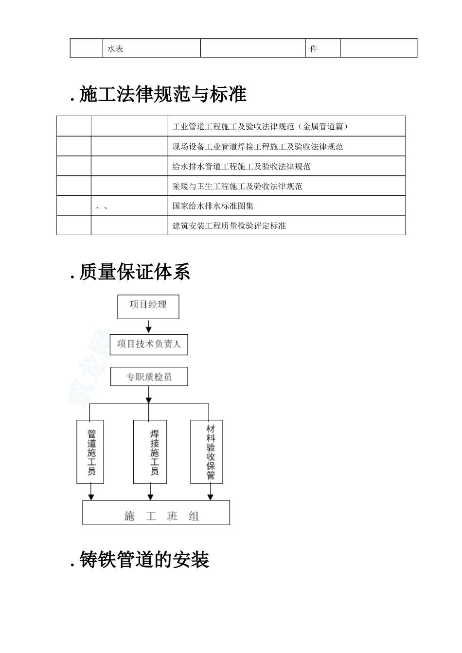 义乌医院管网管道安装施工组织设计方案_第3页