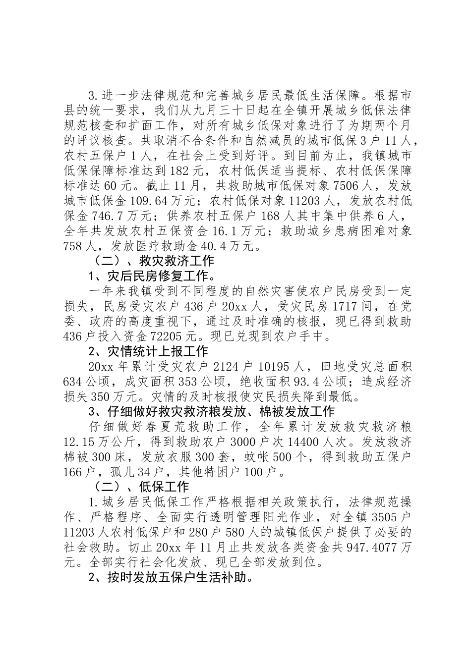 乡镇民政所工作总结_第2页