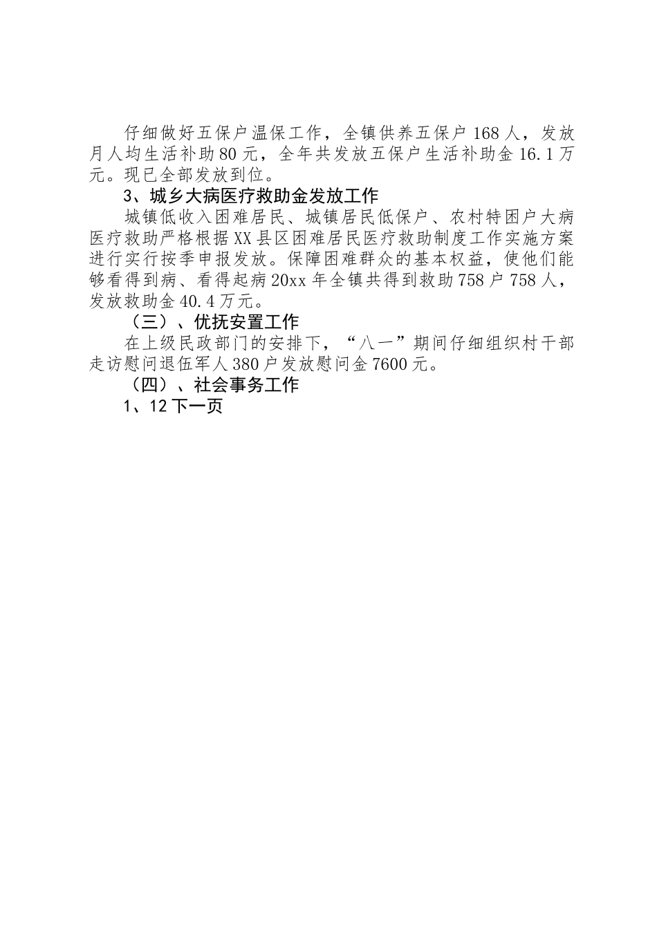 乡镇民政所工作总结_第3页