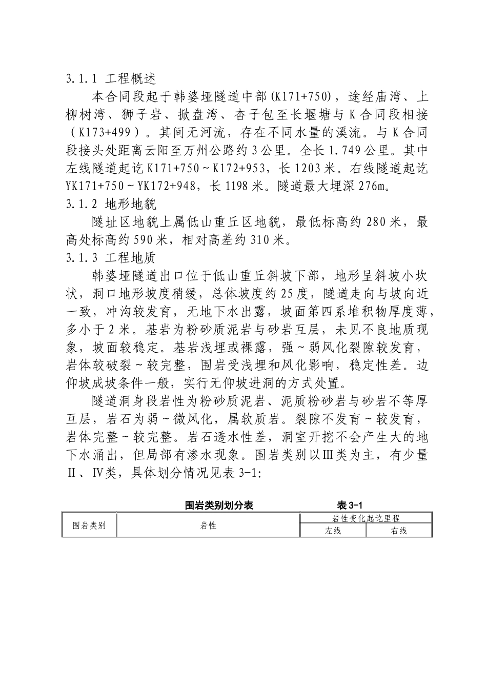 云阳至万州高速公路韩婆垭隧道施工组织设计方案_第2页