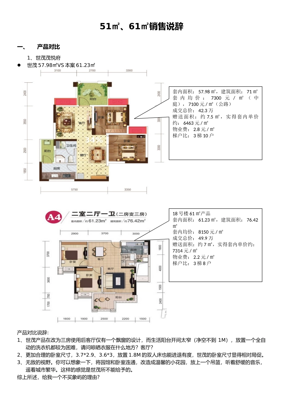 产品对抗销售说辞_第1页