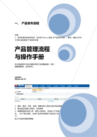 产品管理流程图