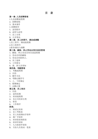 人事管理工作条例