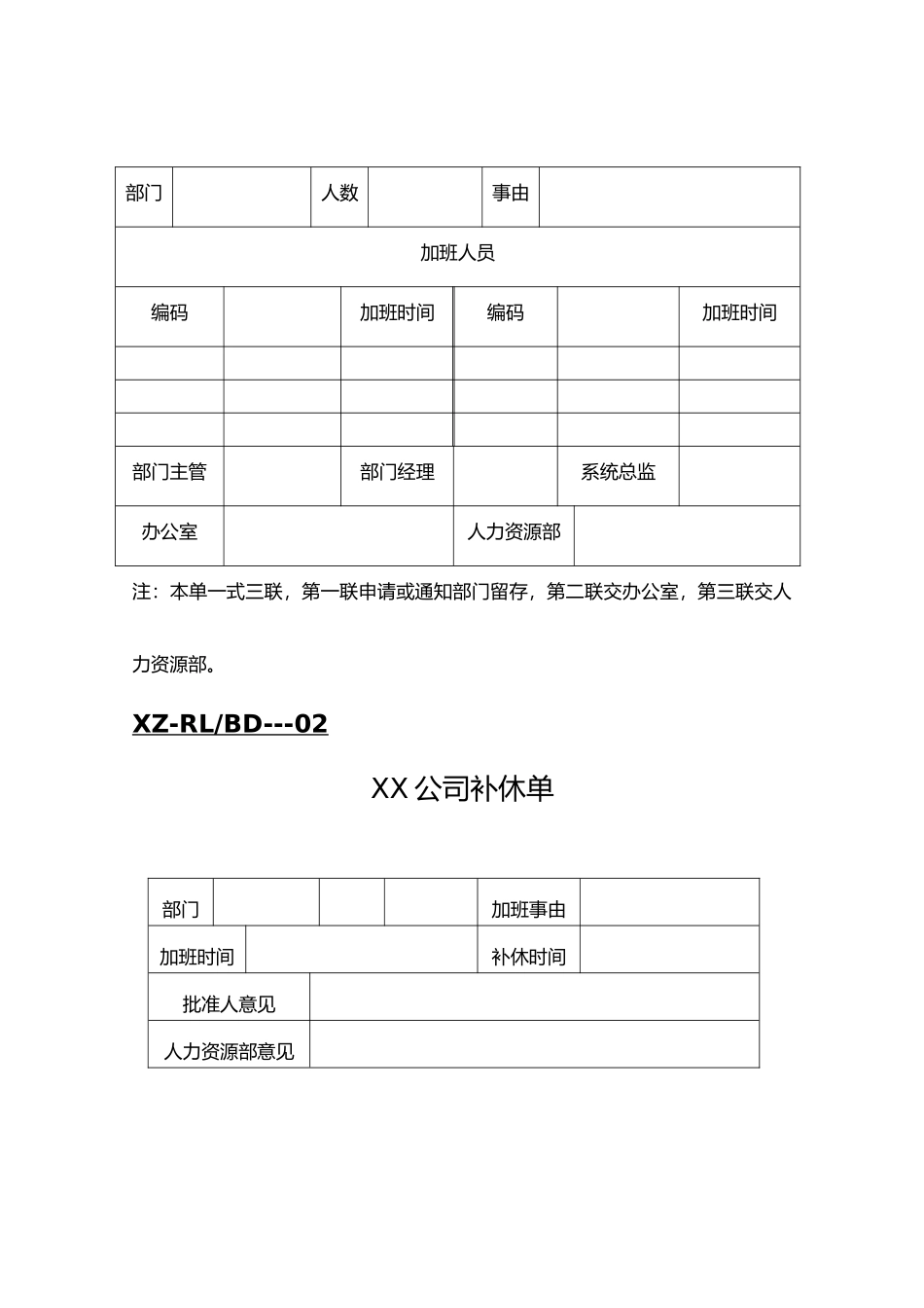 人事管理表格汇总集合_第2页