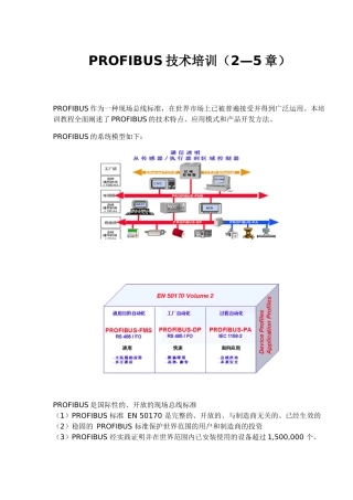 人力资源-2024PROFIBUS技术培训2—5章