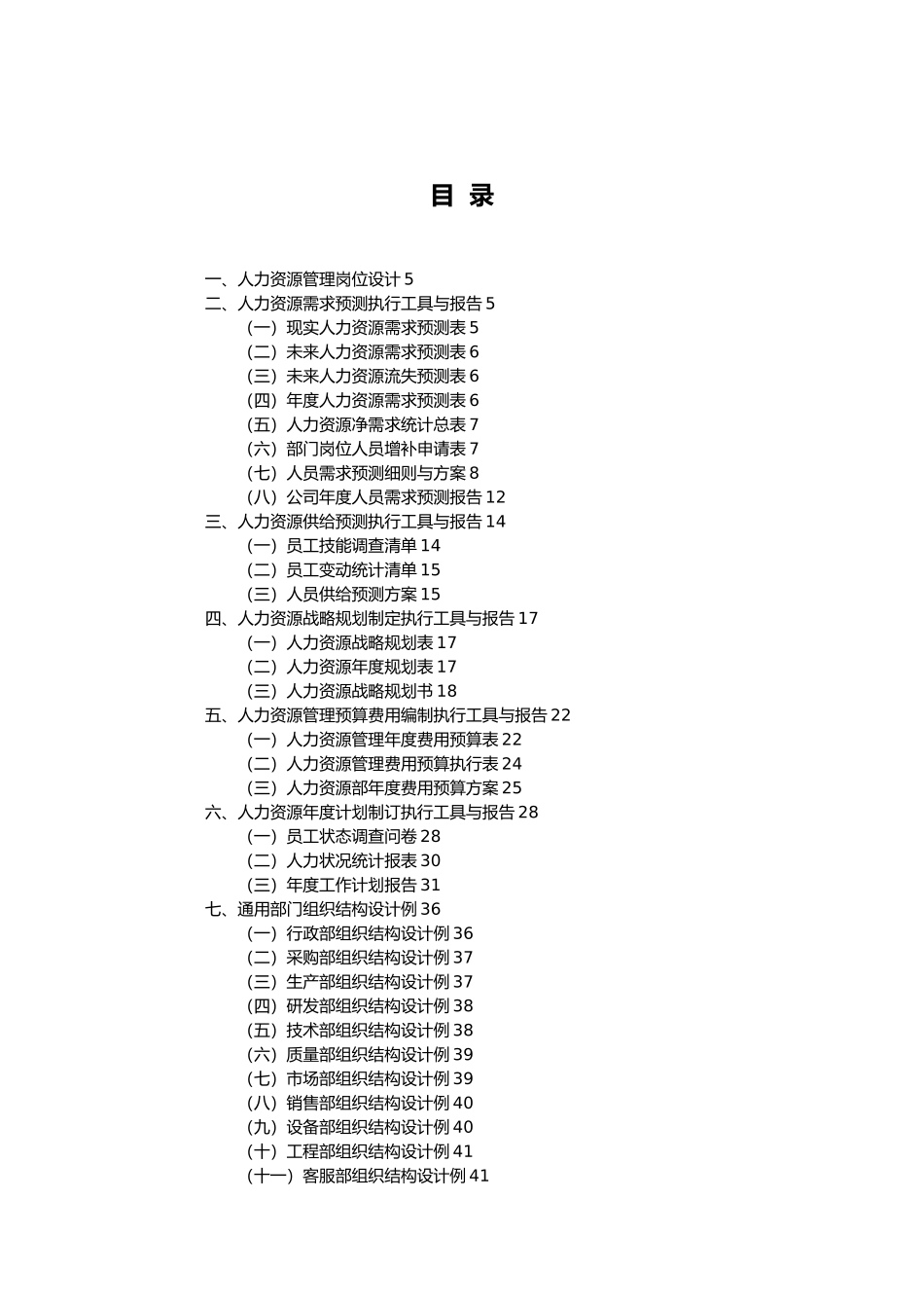 人力资源管理工作细化执行与岗位设计模板_第2页