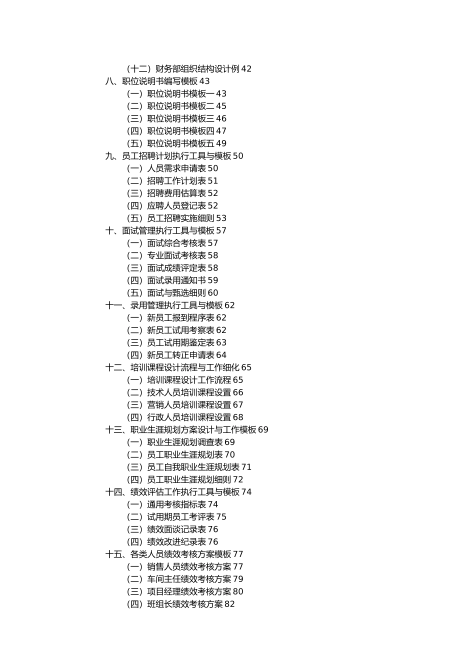 人力资源管理工作细化执行与岗位设计模板_第3页