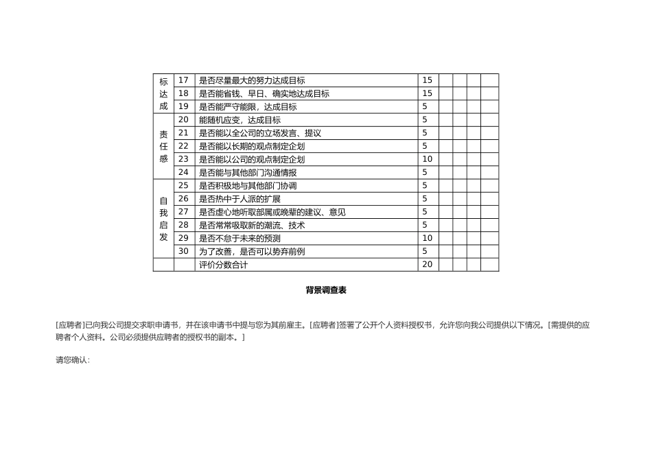 人力资源管理表格模板_第2页