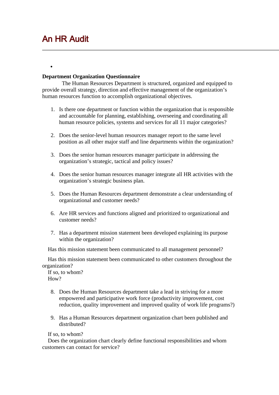 人力资源管理诊断测评英文版_第1页