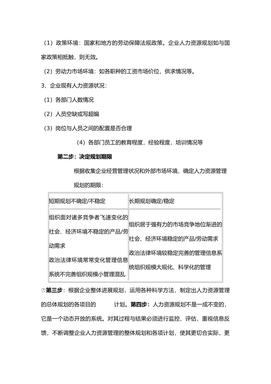 人力资源规划与组织设计说明_第2页