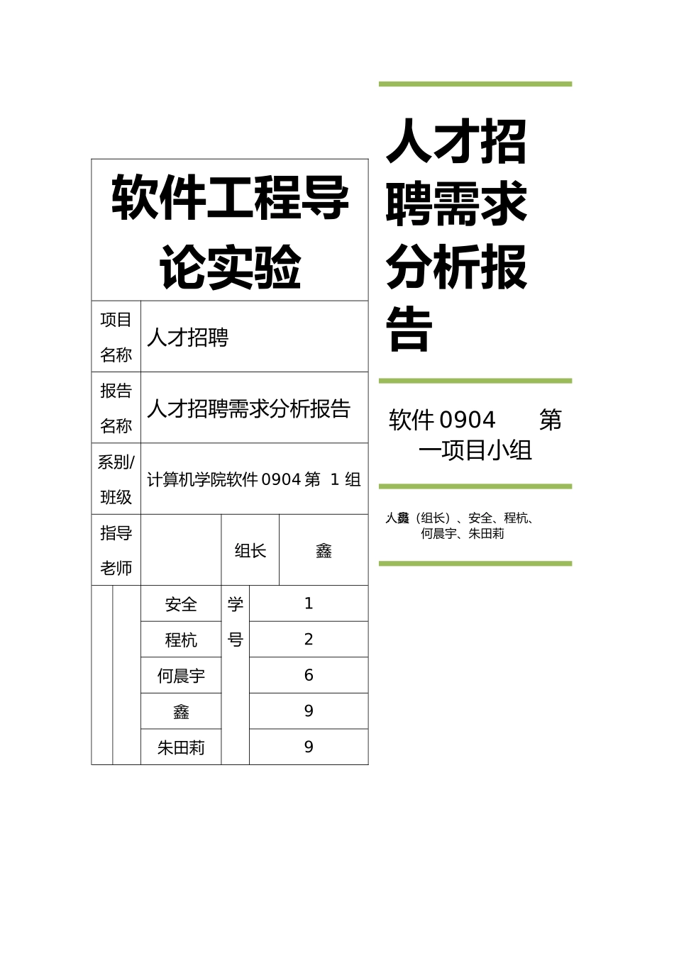 人才招聘需求分析实施报告_第1页