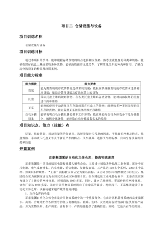 仓储设施与设备技术培训