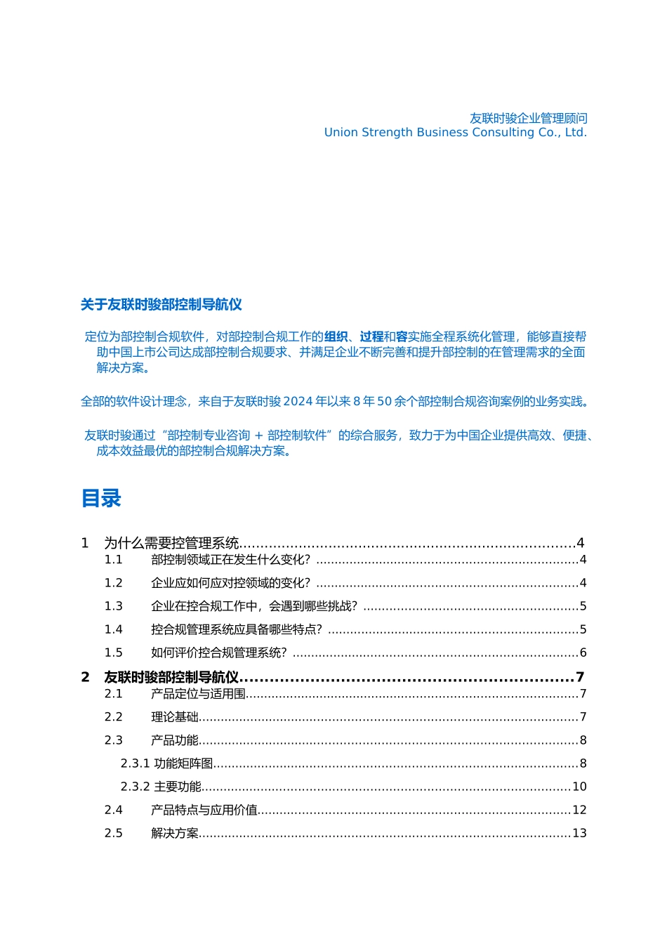 企业内部控制导航仪产品项目解决方案_第2页
