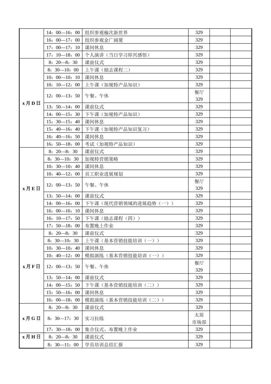 企业员工入职培训方案_第2页