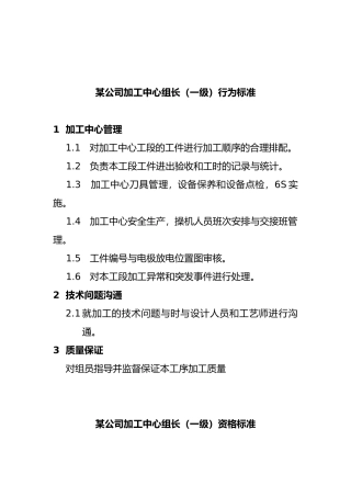 企业岗位职责说明与常用表格汇总16