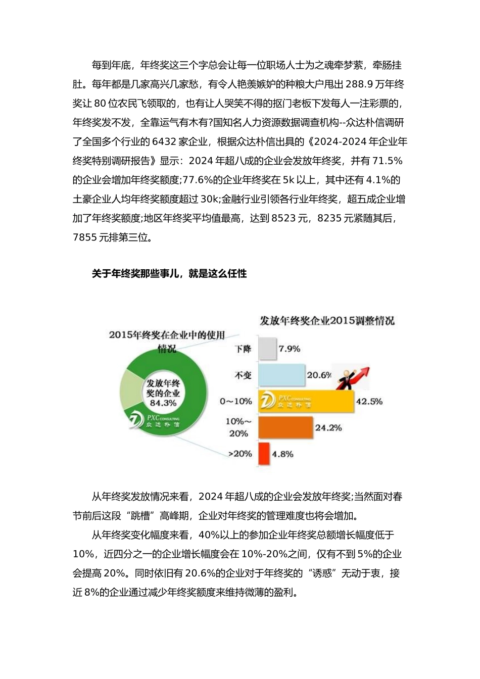 企业年终奖特别调研报告范本_第2页