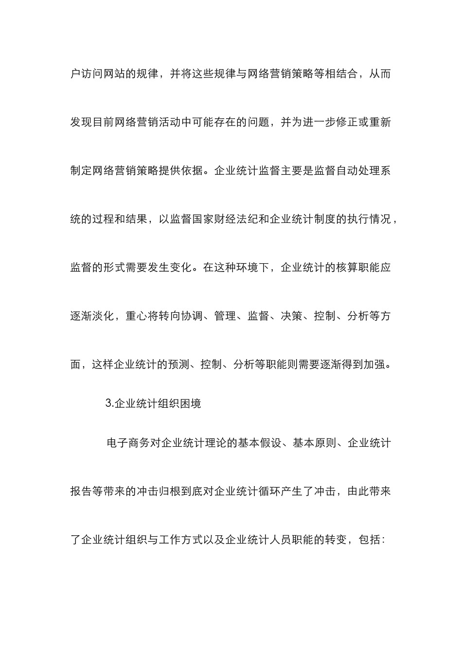 企业统计电子化发展前景探析论文_第3页