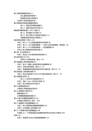 企业绩效薪酬图表精华