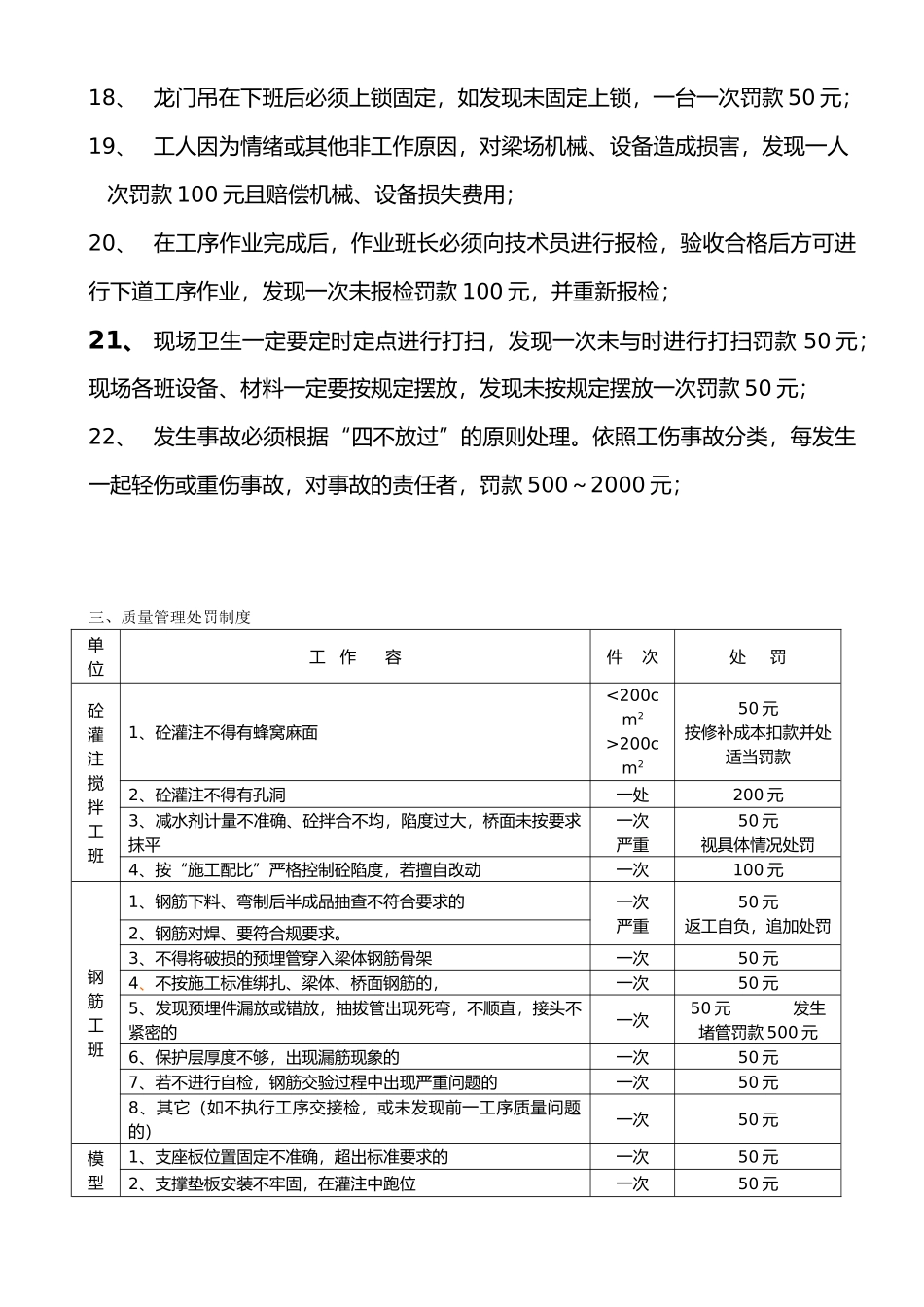 企业质量管理奖罚制度_第3页
