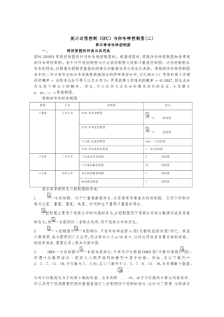 休哈特控制图的种类与用途