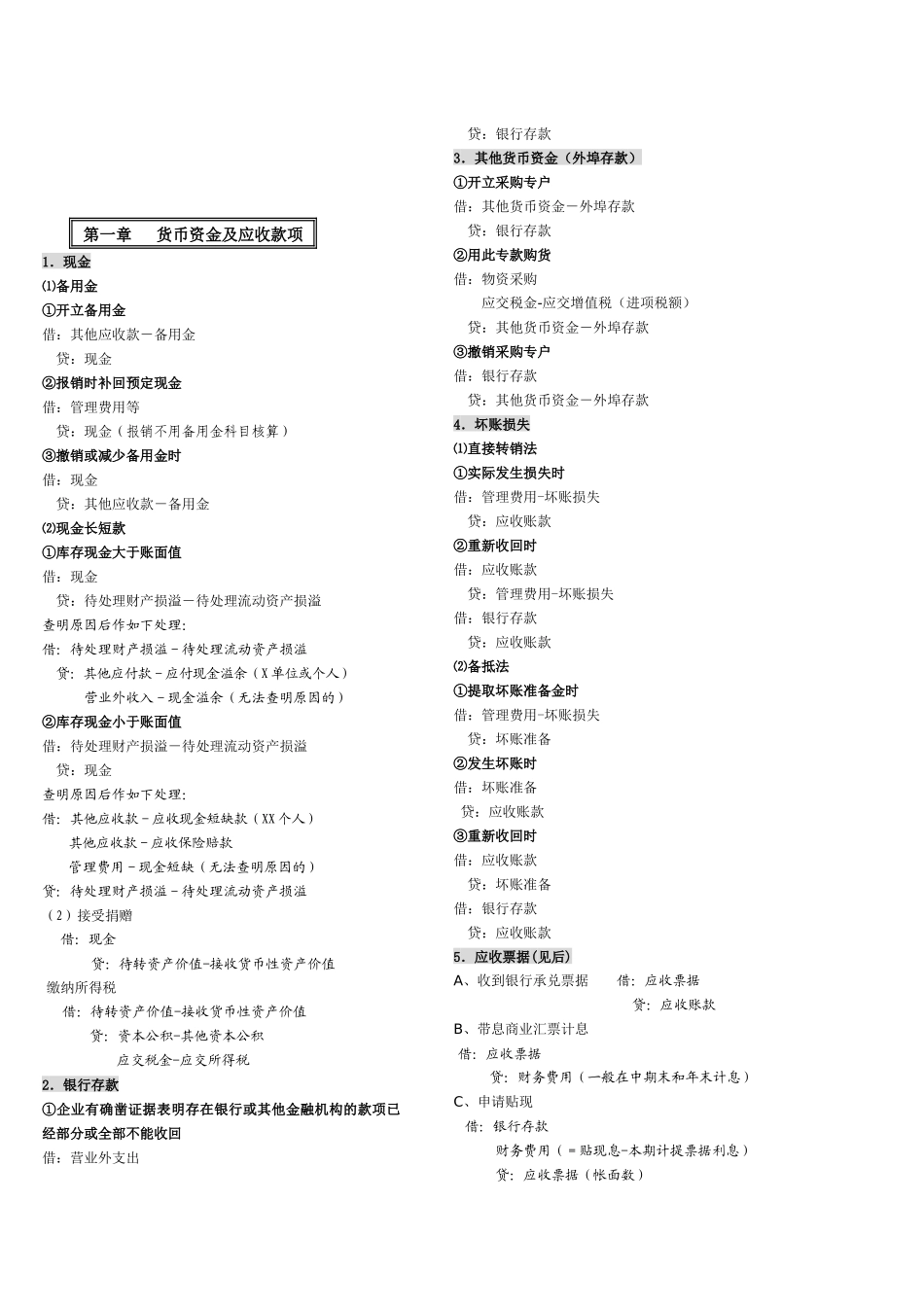 会计分录及工业会计财务处理流程_第3页