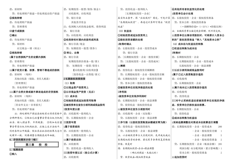 会计分录大全_第3页