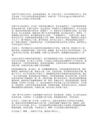 会计师事务所实习总结-2024年活动总结范文-活动总结格式