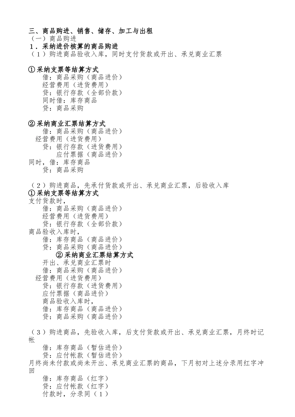 会计常用分录大全_第3页