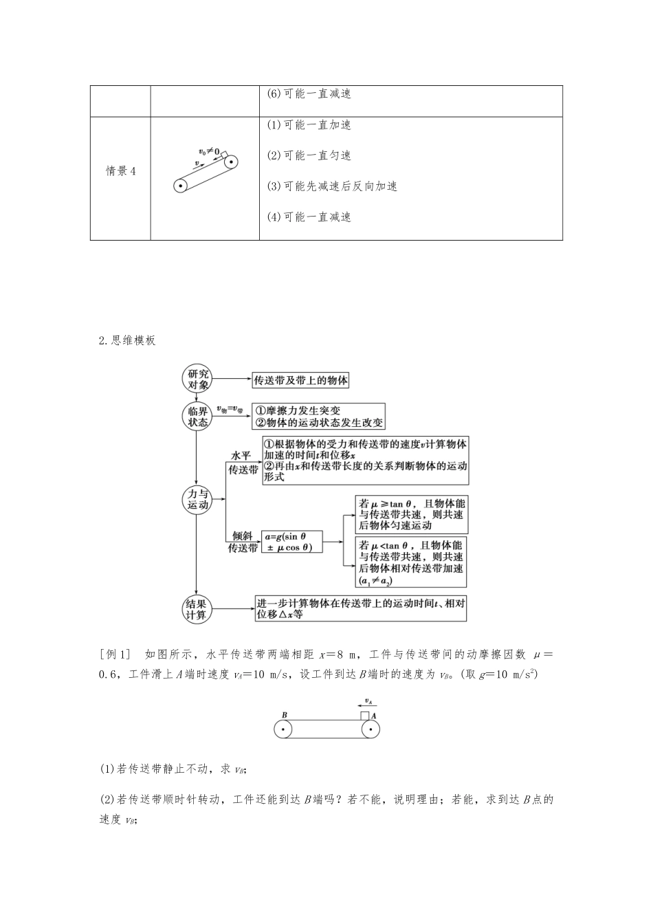 传送带模型与滑块_滑板模型_第2页