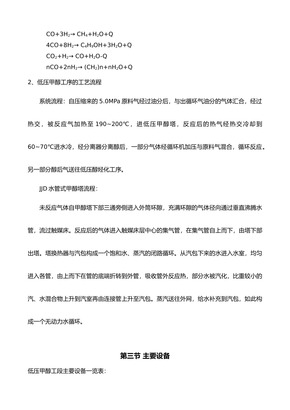 低压甲醇工作原理与工艺流程图_第2页