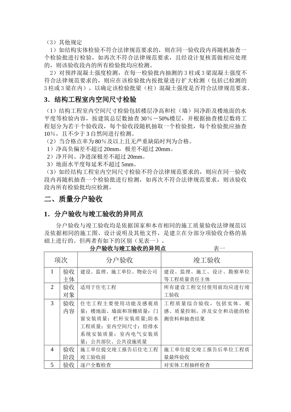 住宅工程结构实体检验和质量验收管理方案_第3页