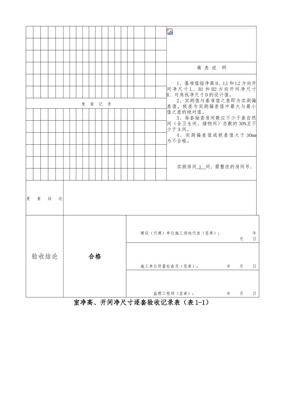 住宅工程质量逐套验收表_第3页