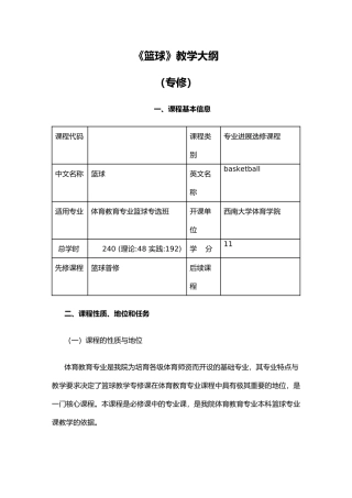 体院篮球考核办法