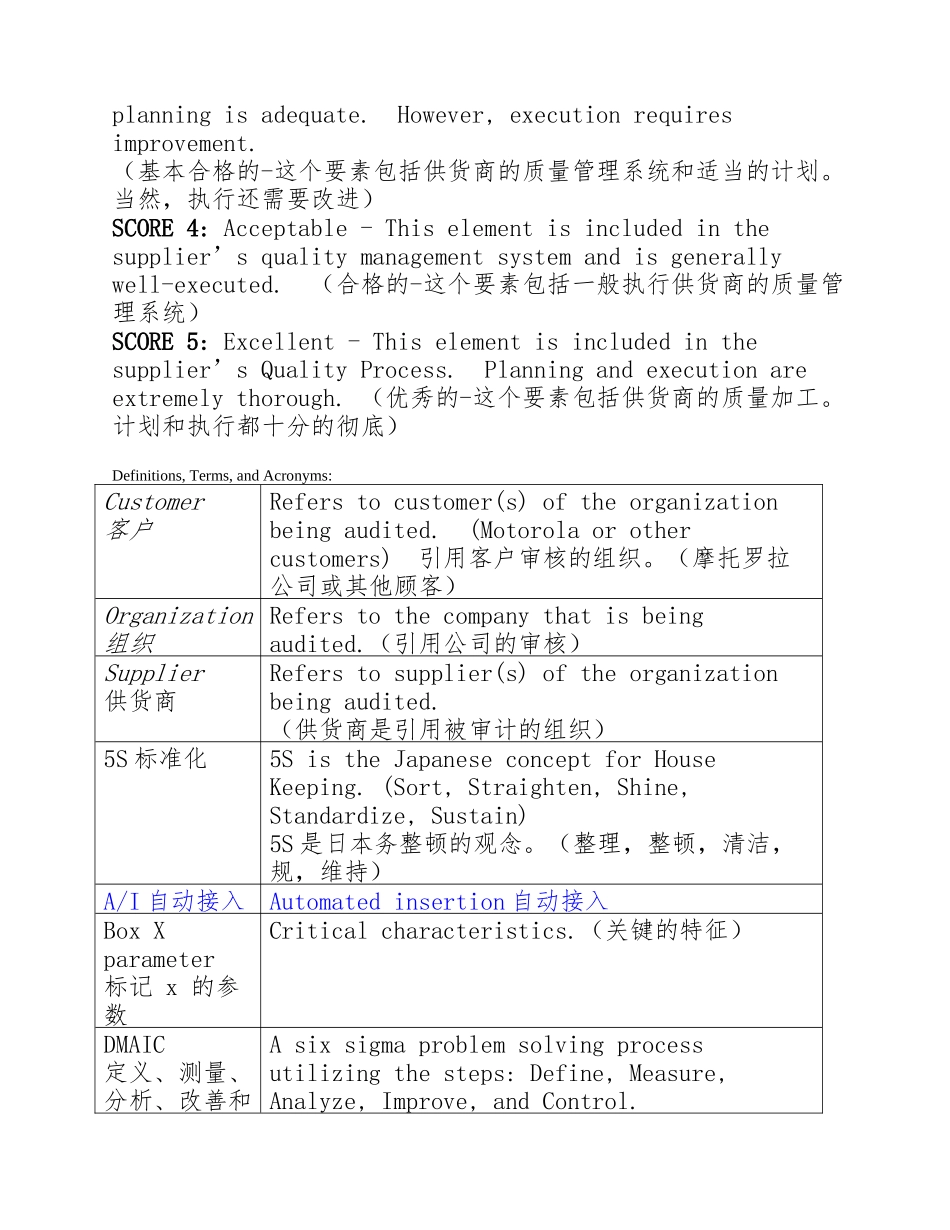 供应商质量体系评审标准_第2页