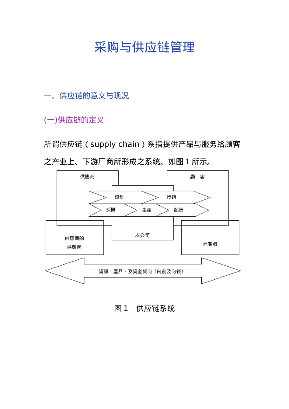 供应链管理的经典案例_第1页