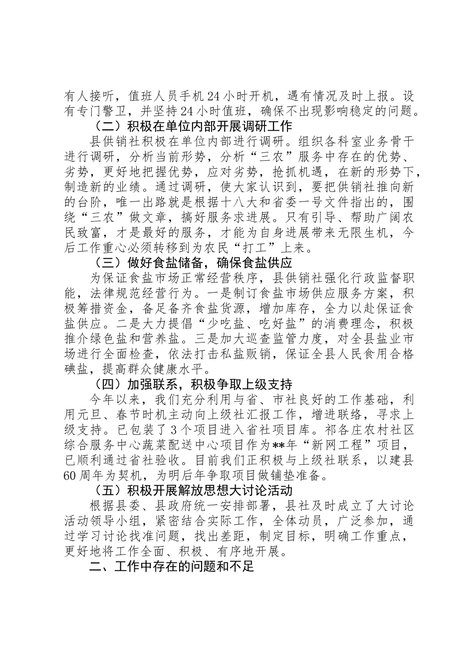 供销社总结和计划_第2页