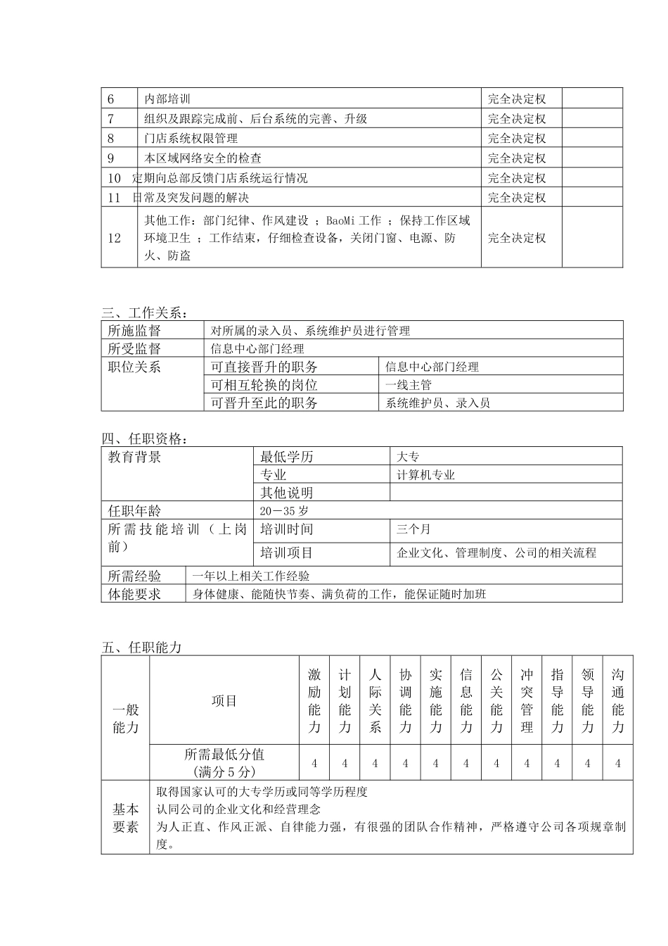信息课各岗位职责_第2页
