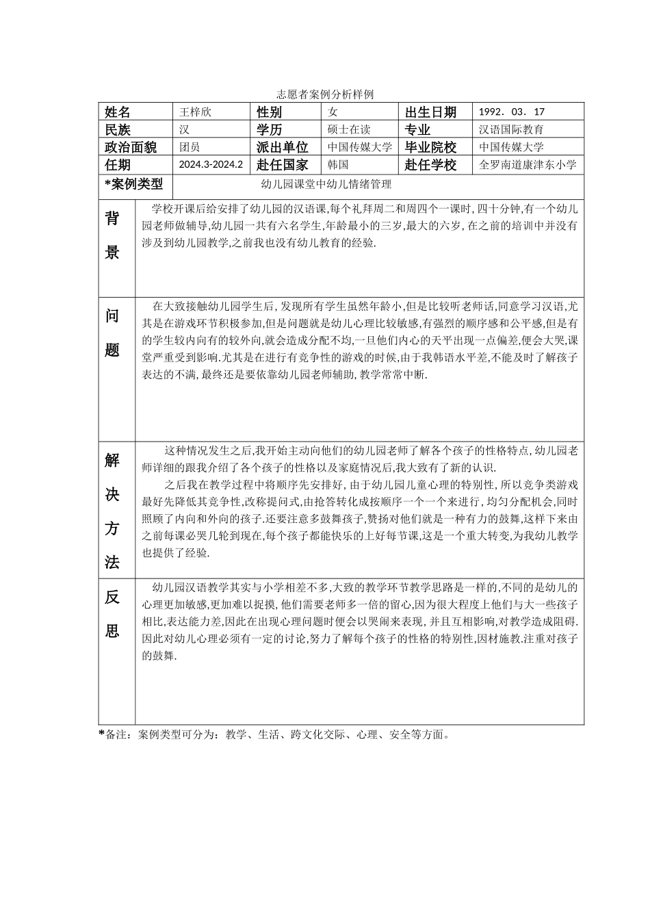 全南-康津小学-王梓欣-案例分析_第1页