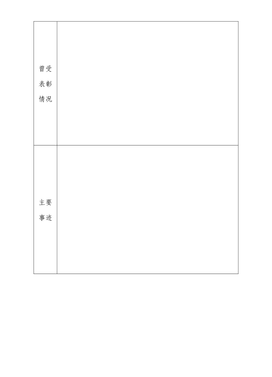 全县先进基层党组织推荐和审批表_第2页
