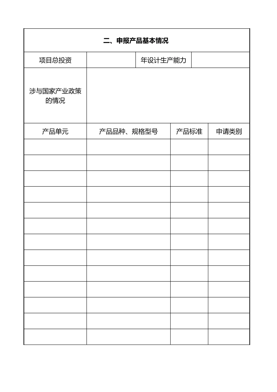 全国工业产品生产许可证申请书_第3页